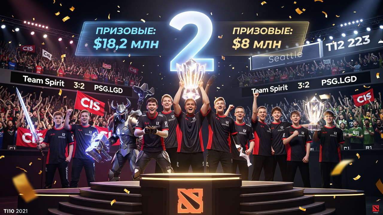 Сколько Интов выиграл Team Spirit: все титулы команды в Dota 2